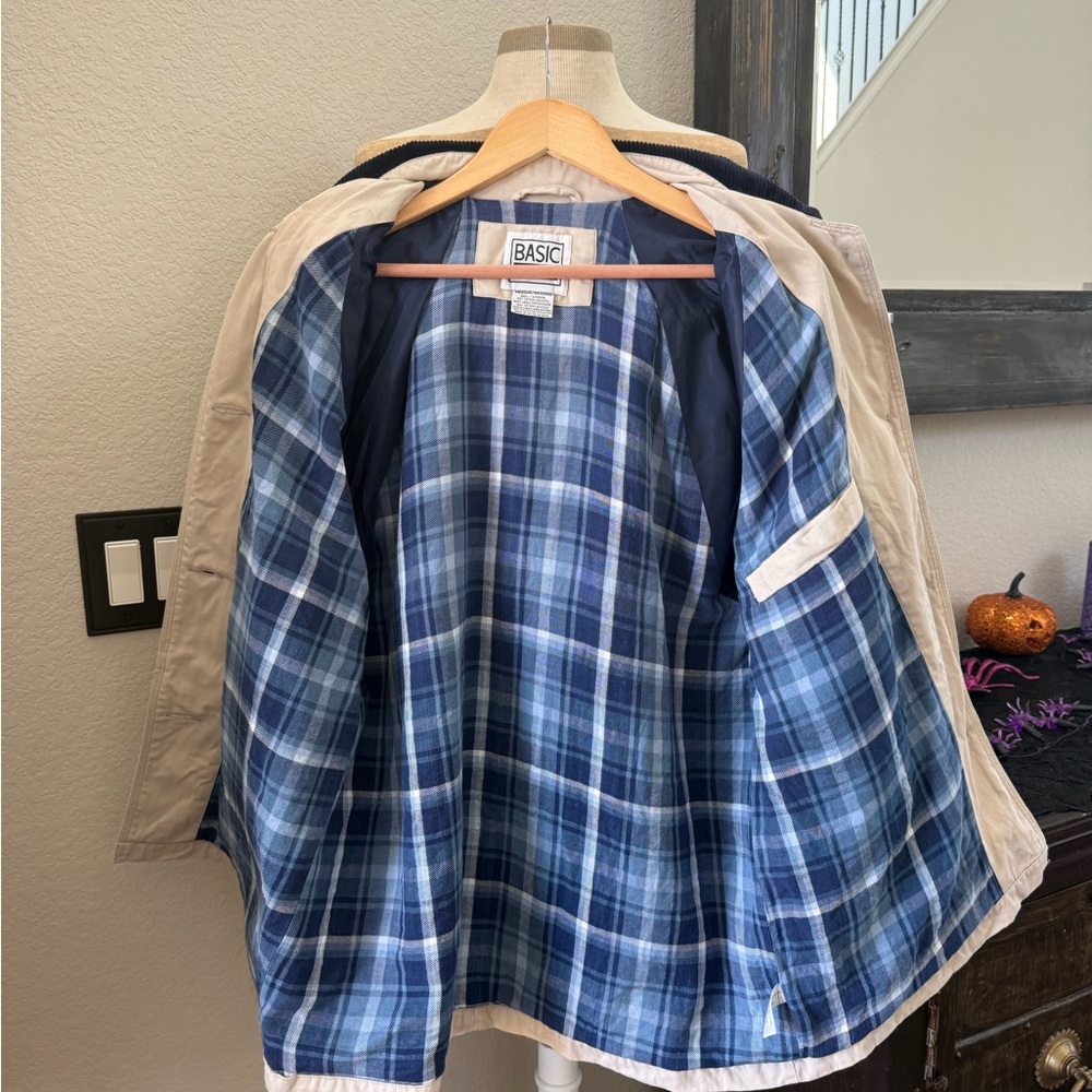 Vintage Basic Editions Flannel Lined Fall Barn Ja… - image 3